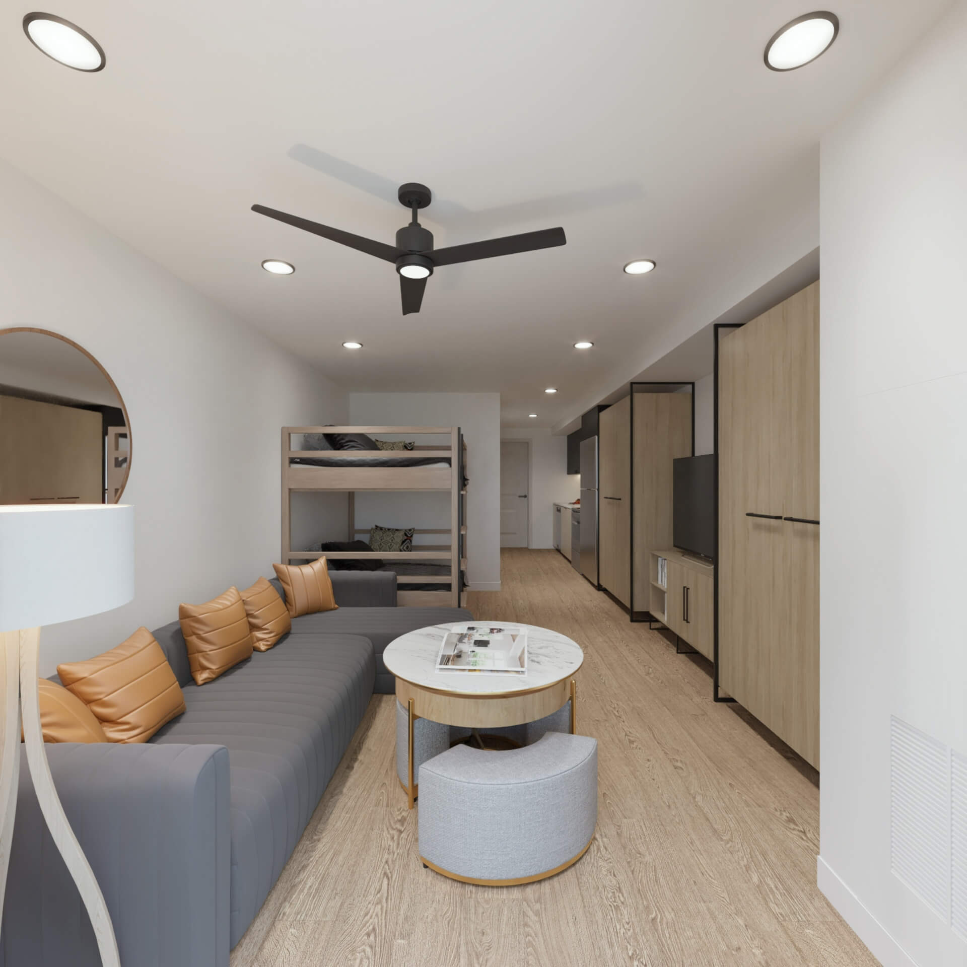 studio plans sb 1 op2 1 full bunk at the loop jackson hole apartments