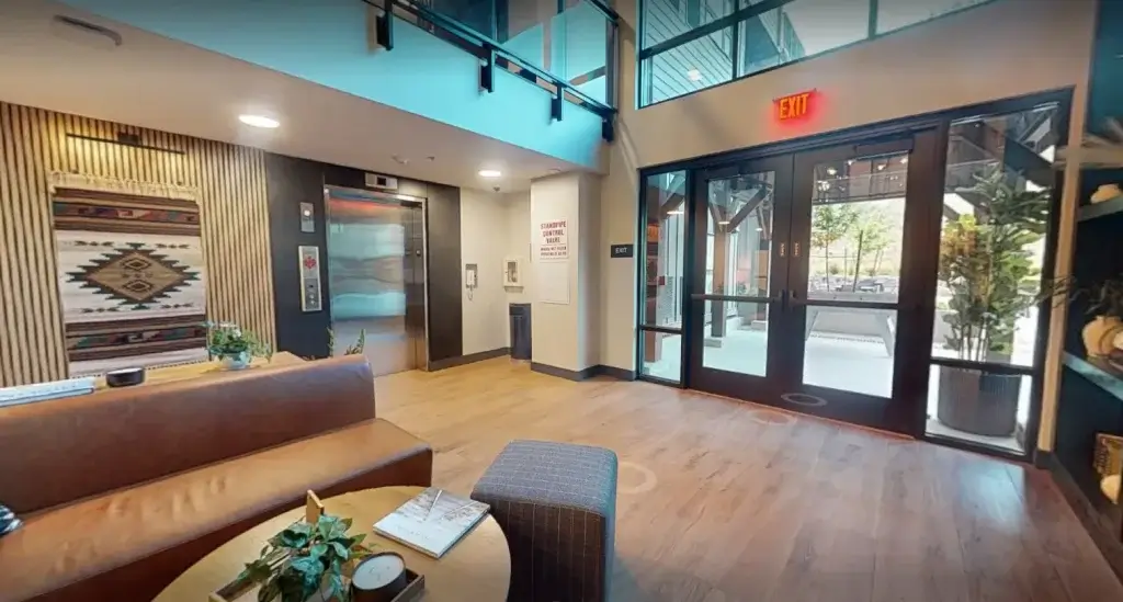 community entrance and lobby